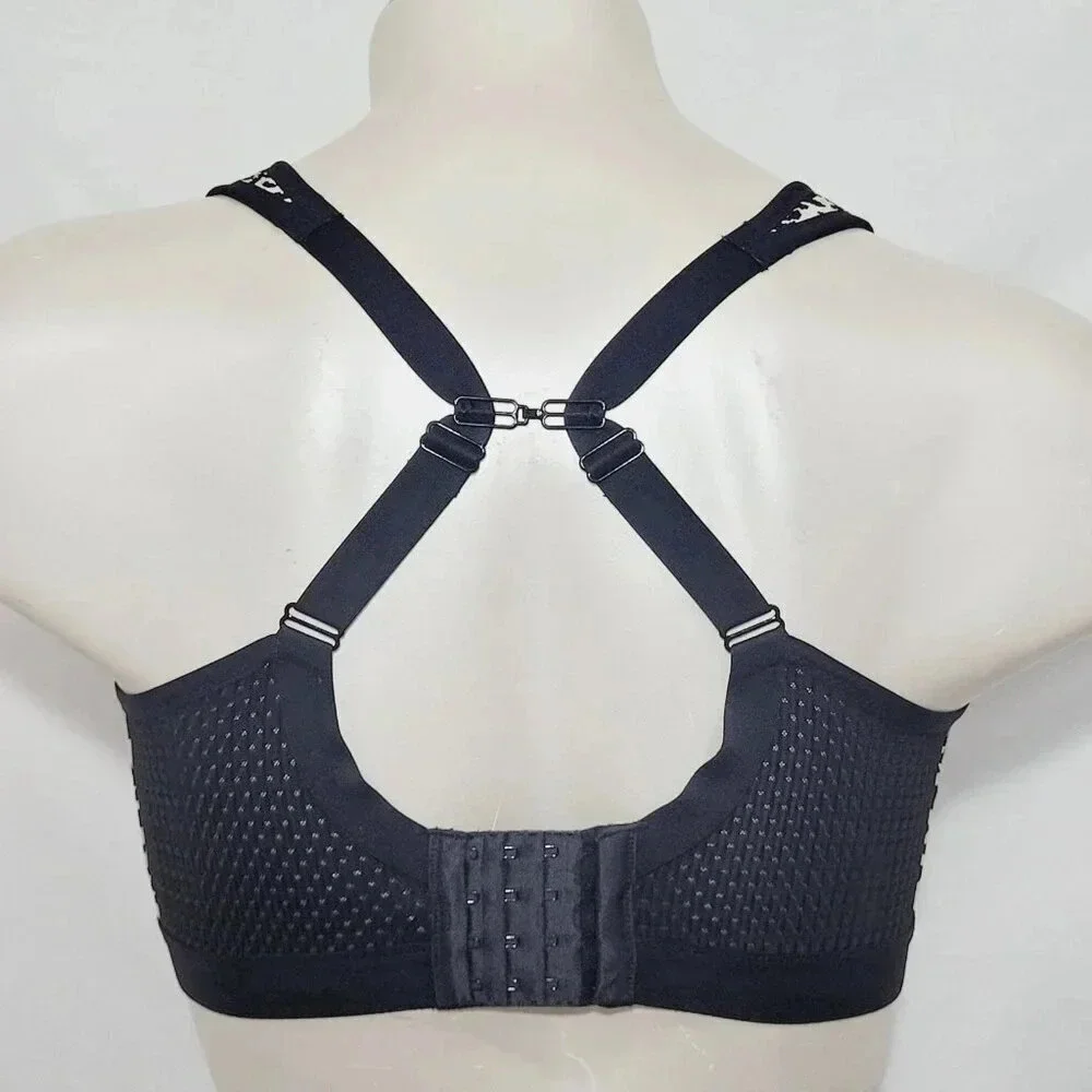 38DD‎ Felina 215152 Unity Unlined Wire Free Sports Bra Leopard Print NWT